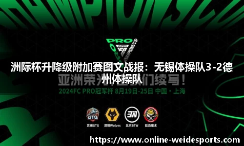 洲际杯升降级附加赛图文战报：无锡体操队3-2德州体操队