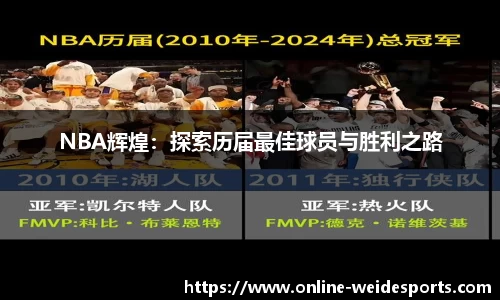 NBA辉煌：探索历届最佳球员与胜利之路
